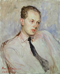 Estudo para um retrato de Pierre Drieu La Rochelle (1893-1945) 1924